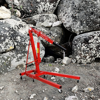 Grue de moteur de voiture pliante de levage hydraulique en acier Portable capacité de 2 tonnes et 3 tonnes pour les outils de véhicule d'utilisation d'atelier