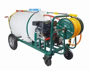 Wholesale customized 139f power trolley 500L spray tank gasoline 4 stroke engine powered agricultural spray machine