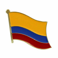 Drapeau de la Colombie imprimé 3x5 pieds, avec en-tête en toile, double couture, 100% polyester, très demandé