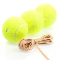 Balle de tennis à cordes en gros d'usine, balle de tennis à haute élasticité pour entraînement individuel