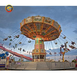 Chaise volante d'extérieur palpitante la plus populaire Carnival Ride avec construction en fibre de verre New Design Wave Swinger Attraction - Product Image 1