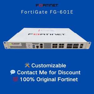 Pare-feu original Fortinet FortiGate FG-601E, licence UTP ATP pour les entreprises, les hôpitaux, les écoles, la sécurité réseau, prêt à être expédié - Product Image 4
