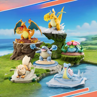 Kanto Starters Scene Figure Blind Box Set  Collectible Toy Anime Figure Ornaments PVC Action Figures Toys Mystery Box