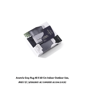 Tappeto Grigio Aramis 40 X 60 Cm per Uso Interno ed Esterno - Product Image 2