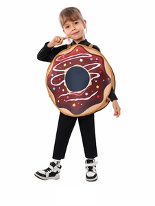 Disfraces Divertidos de Comida para Niños, Conjunto de Disfraces de Halloween de Donuts, Galletas, Palomitas, Pan y Queso, Disfraces Novedosos para Fiestas - Product Image 2
