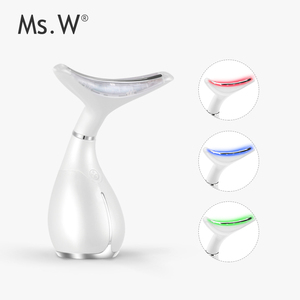 <strong>Ms</strong>.<strong>W</strong> Anti-aging Beauty Skin Machine Ionic Face and Neck Massager Skin Tightening Anti Wrinkle Beauty Tool - Product Image 4