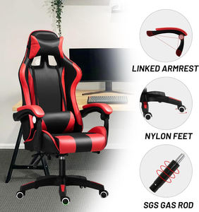 <span class=keywords><strong>Chaise</strong></span> de jeu personnalisée à prix avantageux, style course, <span class=keywords><strong>chaise</strong></span> d'ordinateur avec coussin de soutien lombaire, <span class=keywords><strong>chaise</strong></span> de bureau économique en gros pour la maison - Product Image 2