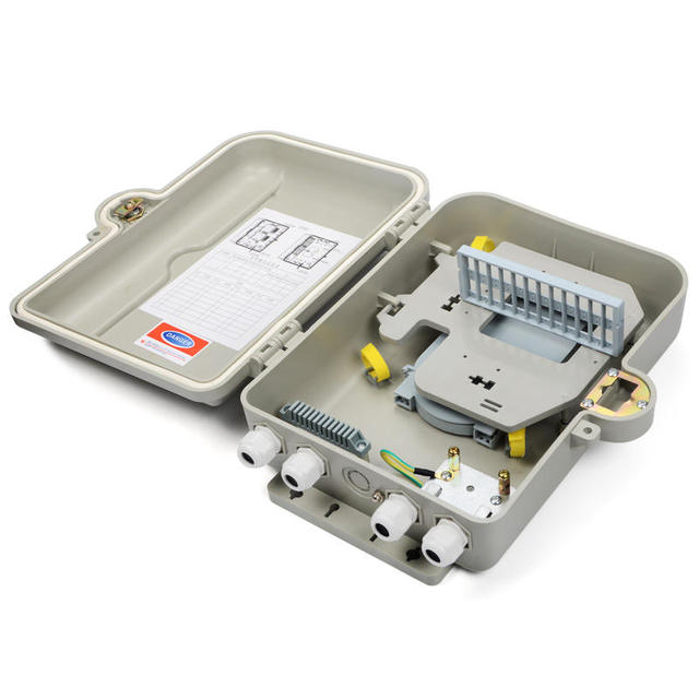 16-Core FTTH Fiber Optic Distribution Box IP65 Outdoor Terminal Box