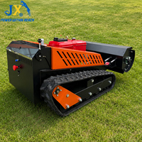 Tondeuse à gazon sur chenilles télécommandée diesel CE DT1000A 12HP, coupe-herbe 1000mm, débroussailleuse, machine de défrichage