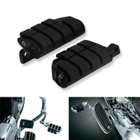 Repose-pieds universels pour moto, montage mâle, 1,25 pouces, 32 mm, pour Harley Sportster Touring Softail Dyna Suzuki
