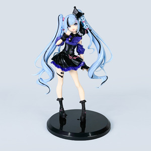 Figurine Miku Anime Hat Sune 20CM, style Gothic Lolita, Action Fairy Minror Sleeping <span class=keywords><strong>Beauty</strong></span>, Miku Winter Cherry, modèle de poupée en PVC, jouets - Product Image 3