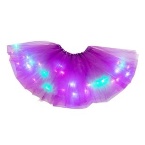 Falda Tutú de Tul con Luces <span class=keywords><strong>LED</strong></span> para Adultos, Ideal para Fiestas de Navidad, Vestido de Tul con Luces para Mujer, para Actuaciones - Product Image 1