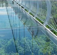 Pont de Verrière en Verre Trempé Stratifié SGP 10mm 12mm 15mm