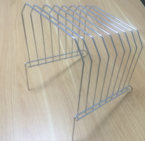 Fashional desktop dell'organizzatore di immagazzinaggio filo di metallo di arte del ferro rivista <span class=keywords><strong>lettera</strong></span> rack holder - Product Image 6