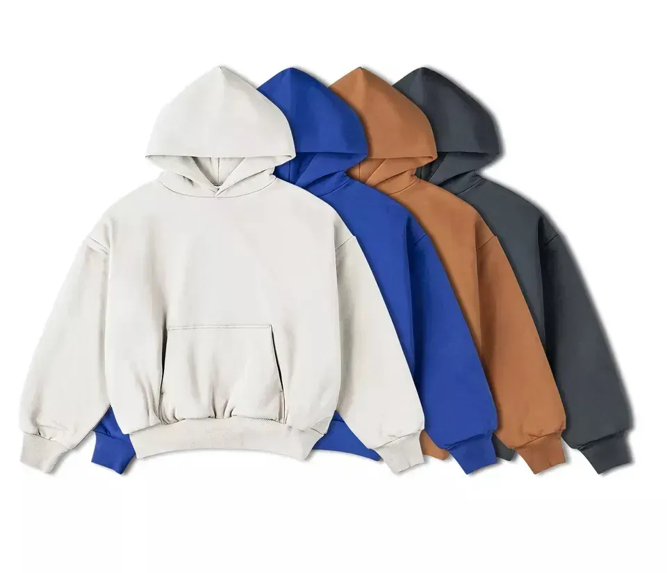 Otoño personalizado algodón grueso sin cuerdas liso sudaderas con capucha a granel sublimación de gran tamaño en blanco sudaderas con capucha para hombres