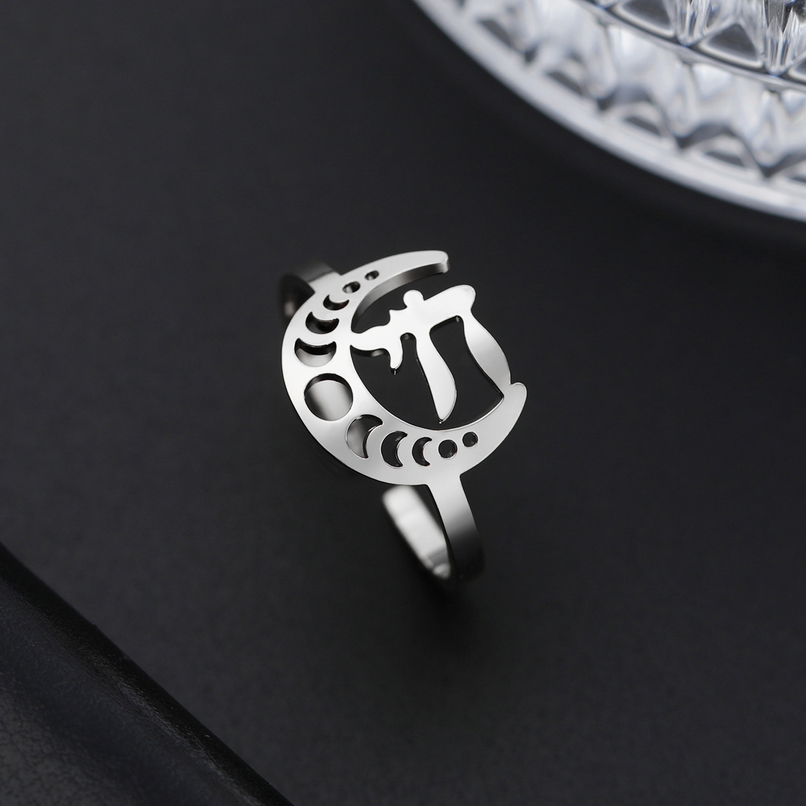 Anello Croce Cristiana 8mm In Acciaio Inox – Fascia Religiosa Per Uomo E Donna