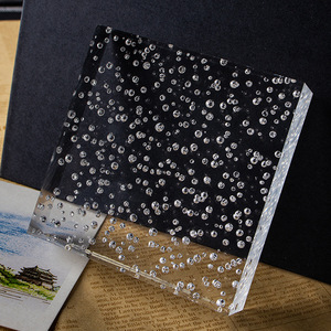 Panel de Pared Divisorio Decorativo de Acrílico Personalizado para Interiores, Láminas de Acrílico Transparente con Diseño de Burbujas - Product Image 3