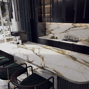 Xiyou hiện đại 3200x1600mm thiêu kết đá Ý màu be đá cẩm thạch thiết kế gạch 3-20mm Độ dày đánh bóng không thể phá vỡ cho sàn tường - Product Image 1