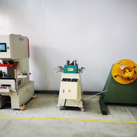 APZ-125ton CNC Knuckle Link High Speed Press Servo Precision Punch Power Die Cutting Machine Linha de produção de estampagem automática