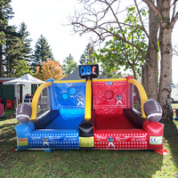 Jeu de football de fléchettes gonflable en PVC amusant pour tous pour le jeu en plein air et les réunions de famille