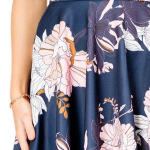 Jupes mi-longues à fleurs marines élégantes pour femmes à la mode européenne et américaine - Product Image 4