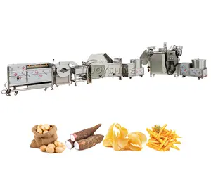 Semi-automatic Potato Chips Machines Potato Chips Making Production Line