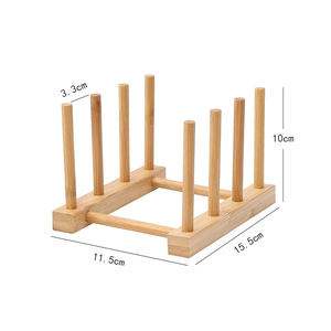Escurridor de Platos de Madera, Organizador de Escurridor, Soportes y Estantes de Almacenamiento para Cocina - Product Image 4