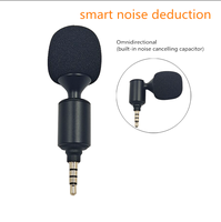 Microphone USB portable de qualité supérieure, léger, à réduction de bruit, avec prise TRRS mini 3,5 mm, coque métallique, à condensateur, pliable, cardioïde pour mobile
