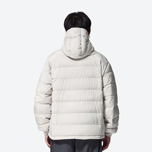 Veste d'hiver rembourrée en <span class=keywords><strong>duvet</strong></span> pour homme, légère, imperméable, à capuche, personnalisable, OEM, pour homme et femme - Product Image 2