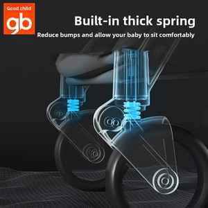 Goodbaby <span class=keywords><strong>GB</strong></span> Cochecito <span class=keywords><strong>de</strong></span> bebé plegable y ligero con respaldo transpirable para sentarse tumbado, accesorio para asientos <span class=keywords><strong>de</strong></span> <span class=keywords><strong>coche</strong></span> para niños - Product Image 1