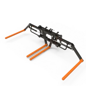 Elevador de balas hidráulico, doble redondo o cuadrado, 3 puntos, SMS - Product Image 1