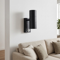 Sensor de movimiento led luces de pared de arriba y abajo lámpara 6W led luces de sensor de
