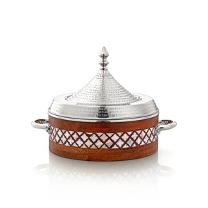 Casserole de haute qualité, faite à la main, écologique, avec couvercle en acier inoxydable, chauffe-plats de luxe pour la maison et les restaurants - Product Image 4