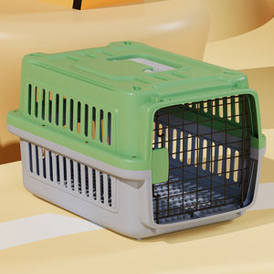 Portable <span class=keywords><strong>Pliable</strong></span> En Plastique Pet Carrier Boîte À Air Cage De <span class=keywords><strong>Transport</strong></span> pour <span class=keywords><strong>Chien</strong></span> Chat Maison Voyage Cas avec Accès Supérieur Autres Embouts De <span class=keywords><strong>Transport</strong></span> - Product Image 4