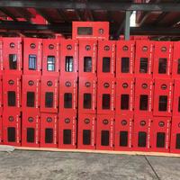 Enrouleur de tuyau d'incendie à bras articulé en acier inoxydable de haute qualité, 1 pouce, 30 m, norme BS EN671, équipement de lutte contre l'incendie, installation facile