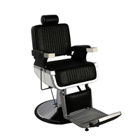 Fauteuil de Barbier Hydraulique Marron Inclinable pour Salon de Coiffure et Spa – Vente en Gros Usine – Équipement de Beauté – Offre Spéciale