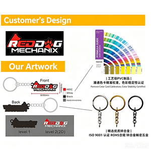 QY Custom Silicone Rubber Keychain Die Cut Logo <b>Key</b> <b>Ring</b> Waterproof Promotional Luggage accessories Gift - Product Image 6