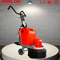 R460 Main Pousser Électrique Puissance Béton Ciment Terrazzo Rectifieuse Sans Poussière Meuleuse À Vendre