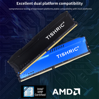 Mémoire RAM TISHRIC DDR4 8/16 Go 3200 MHz DIMM pour ordinateur de bureau, carte PCB 8 couches DDR4 3200 MHz pour carte mère de bureau