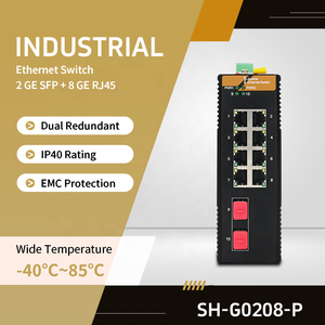 SH LINK SH-G0208-P Commutateur non géré 10 ports SFP et RJ45 Gigabit Full-Duplex/Half-Duplex 20 Gbit/s IP40 Anti-Surprise pour Réseaux de Gares - Product Image 6