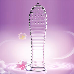 Hochwertiges Großes Kristall-Kondom Männer Silikon-Vibrator Sexspielzeug für Frauen - Product Image 3