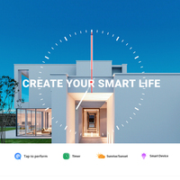 Itead SONOFF dasar R2 modul Mini DIY 220V, sakelar listrik rumah pintar, aplikasi nirkabel kendali jarak jauh 10A arus 5V 110V