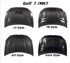 Parti di <span class=keywords><strong>Carrozzeria</strong></span> per Tuning Auto <span class=keywords><strong>Volkswagen</strong></span> Golf 5, 6, 7, 8 (MK5, MK6, MK7, MK8) Cofano Anteriore in Fibra di Carbonio - Product Image 5
