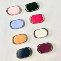 Miroir de maquillage pliable de luxe, support de téléphone portable, miroir portable, support de téléphone avec logo personnalisé, accessoire de téléphone portable, cadeau