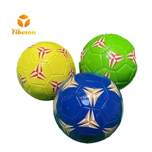 Wholesale Machine Sewing PVC Leather 32 Panels Colourful Children Football Standard Size 2 Mini Soccer Ball