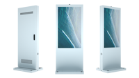 Écrans d'affichage numérique 49 pouces, kiosque totem LCD tactile, lecteur publicitaire intelligent Wi-Fi sur pied pour intérieur, SDK pour utilisation en ascenseur