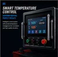 Máquina de Prensa de Calor de Carrusel de 7 Estaciones de Alta Eficiencia, Sistema Inteligente de Transferencia de Calor Rotatorio para Impresión DTF