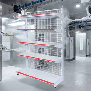 Étagère de supermarché en métal, gondole de présentation, rayonnage en treillis métallique pour magasin de détail, taille personnalisée pour épicerie - Product Image 2