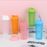 Botella Mezcladora de Proteínas para Gimnasio, Personalizada con Logotipo, a Prueba de Fugas, para Deportes y Ejercicio, Venta al por Mayor, Libre de BPA, de Plástico