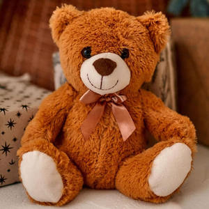 ตุ๊กตาหมีนุ่ม C025 ของเล่นตุ๊กตาขนนุ่มแบบเป็นชุด <span class=keywords><strong>ของขวัญ</strong></span>น่ารักสำหรับงานเลี้ยงฉลองทารก วันเกิด อีสเตอร์ คริสต์มาส ตุ๊กตาหมีสีน้ำตาลแบบเป็นชุด - Product Image 2